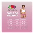 thumbnail image 4 of Bikini Fruit of the Loom para dama, Colección Breathable Cooling Stripes, Multicolor Talla 8, 3 Piezas, 4 of 4