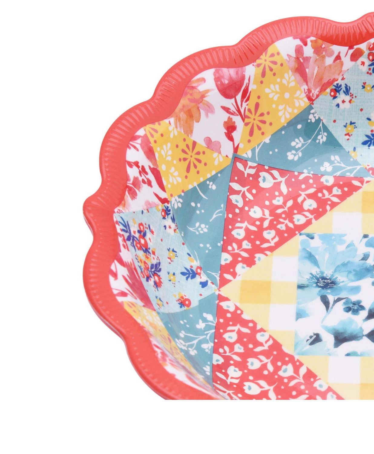 Bol à dîner en mélamine Patchwork de The Pioneer Woman 8,8 pouces 1 pièce