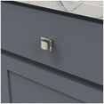 thumbnail image 6 of Belwith-Keeler B077497-SN 1.25 in. Belleclaire Cabinet Knob, Crysacrylic with Satin Nickel, 6 of 7
