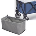 thumbnail image 4 of Bolsa trasera para carrito de vagones, bolsillo trasero de tela Oxford, accesorios para carritos, empujador manual Gris Zulema Bolsillo trasero del carro, 4 of 6
