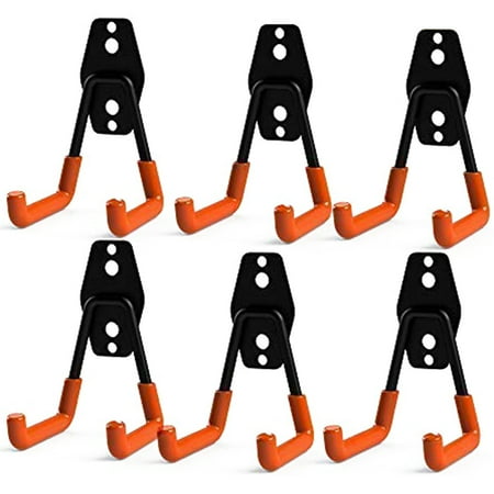 

Double Hooks Small U Hooks (Pack of 6 2 x 2.8 x 4.2 Inches)