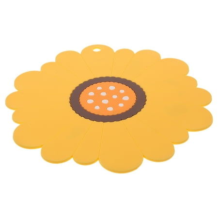 

Sunflower Pattern Dining Table Cushion Anti-scald Pot Mat Heat-resistant Coaster Anti-skid Placemat