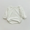 thumbnail image 4 of Posijego Infant Baby Cotton Long Sleeve T-Shirts Newborn Toddler Boys Girls Plain Basic Tee Tops for Kids, 4 of 4