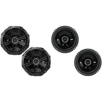 Kicker DSC670 6.75-Inch (165mm) Coaxial Speakers w/ 43DSC6504 6.5" Coaxial Bundle