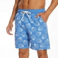 thumbnail image 4 of Mowujeit Swim Trunks 5" Stretch Beach Shorts Quick Dry Mens Board Short, Size M, 4 of 8
