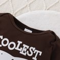 thumbnail image 4 of Boys Thanksgiving Outfit Sets Long Sleeved Graphic Romper Pant Hat Soft 3Pc Set, 4 of 5