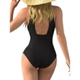 thumbnail image 2 of Yievot One Piece Swimsuits for Women Tummy Control Swimwear Summer Sleeveless Bathing Suit, 2 of 5