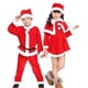 thumbnail image 1 of 2022 Nuevo disfraz navideño para niños Papá Noel Niño Bebé Ropa roja Fiesta Vestido rojo Conjunto Sombrero incluido Vestido navideño, 1 of 5