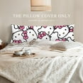 thumbnail image 3 of Hello Kitty Anime Body Pillow Cover Ultra Soft Microfiber Pillowcases with Hidden Zipper Closure 20x54inch, 3 of 5