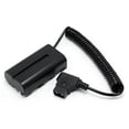 thumbnail image 1 of Coiled D-Tap to L-Series F550 Battery Dummy Cable for / Shinobi Small Hd/ Camera Monitor, 1 of 8