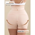 thumbnail image 5 of Athlemo Women's Maternity Yoga Shorts Seamless Mid Thigh Shorts Sizes S-XXL, 5 of 7