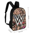 thumbnail image 2 of WWE Backpack 17 Inch Bookbag Casual Daypack Travel Backpacks for Work Hiking Camping, 2 of 8