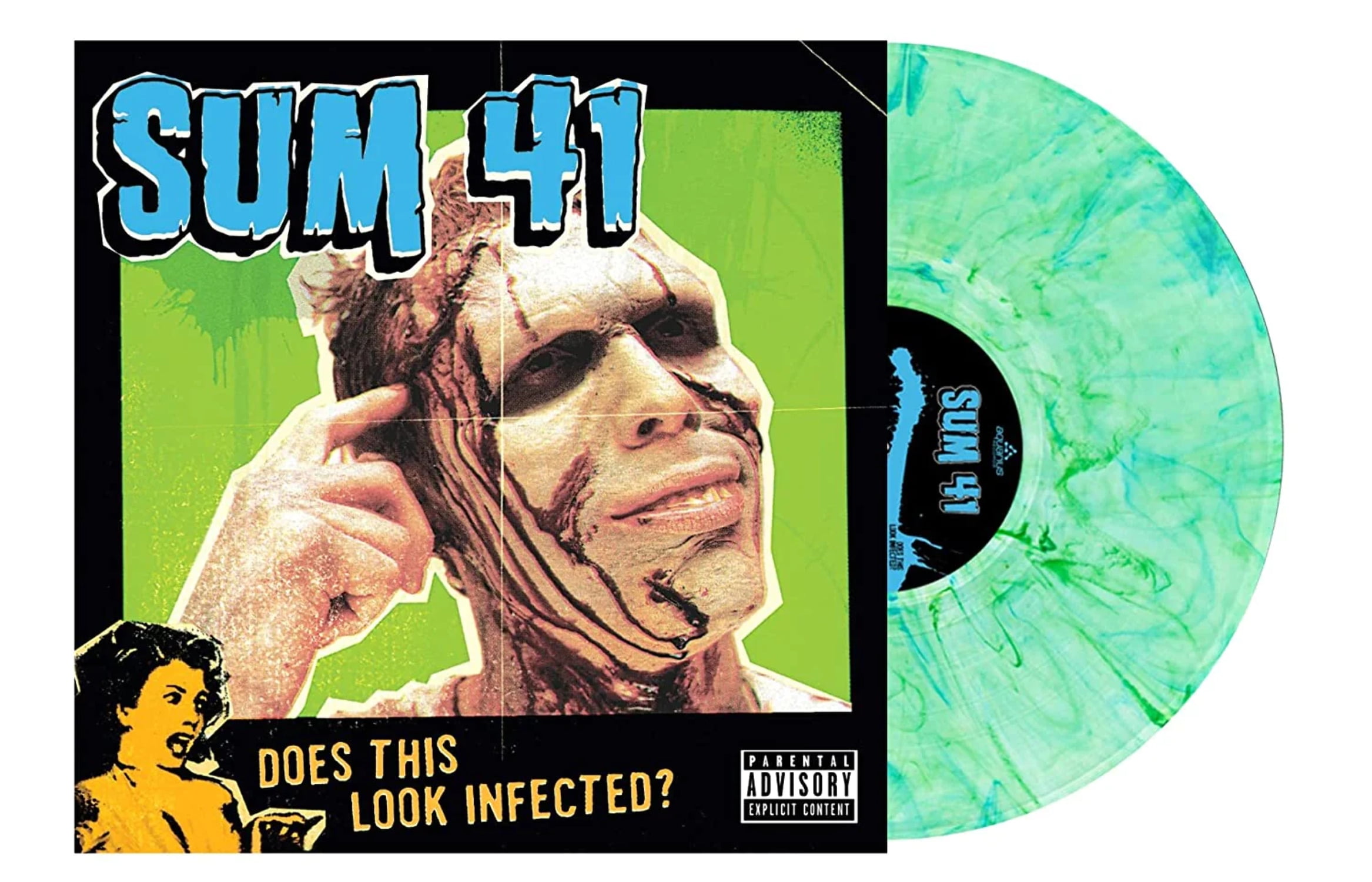 【新品】SUM 41-DOES THIS LOOK INFECTED? Sum 41 - Does This Look Infected Blue Swirl Vinyl 180g - Walmart.com