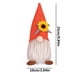 thumbnail image 3 of Adornos de flores de verano, muñeco sin rostro, adornos de gnomo enano Rodolfo, regalos de Pascua, adornos de muñeco., 3 of 3