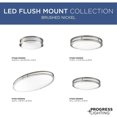 thumbnail image 2 of Progress Canada LED Oval Flush Mount in Brushed Nickel, 32.5-Inch, 2 of 2