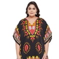 thumbnail image 5 of Gypsie Blu Women Tunics Dress Short 3/4 Sleeves Caftans for Ladies Casual Dresses, 5 of 7