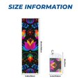thumbnail image 3 of Lsque Mexican Flower Traditional1 Printed Cooling Towel (40"x 12"), Ice Towel, Microfiber, Soft Breathable Chilly Towel for Yoga, Sport, Gym, Workout, Fitness, Running, 3 of 9