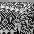 thumbnail image 4 of Vintage Tribal Dog Crate Cover, Greyscale Repetitive Pattern of Geometric Aztec Inspired Motifs, Easy to Use Pet Kennel Cover Small Dogs Puppies Kittens, 7 Sizes, Charcoal Grey Pale Grey, by Ambesonne, 4 of 6