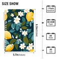 thumbnail image 2 of FORMRS 1-Subject Spiral Notebook 8" x 5" College Ruled 60 Refillable Sheet A5 Hard Cover, 2 Pack, Green Lemon Leaves, 2 of 7