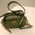 thumbnail image 2 of Michael Kors Jet Set Glam Smalll Crossbody Bag Purse Leather Handbag Light Sage, 2 of 4