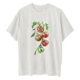 thumbnail image 6 of Womens T Shirts Loose Boho Womens White Tank Top Dressy Womens Tops Dressy Casual Short Sleeve Loose Womens Summer Shirts with Sleeves, 6 of 6