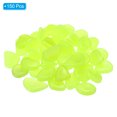 thumbnail image 3 of Uxcell 150Pack Glow Rocks 20-30mm Glow Pebbles Decoration in the Dark Luminous Stones Decor DIY Decorative Yellow, 3 of 6