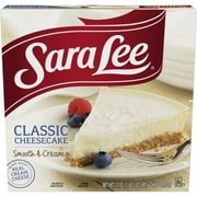 Sara Lee Classic Original Cream Cheesecake Dessert, 17 Ounce -- 12 per case.