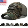 thumbnail image 2 of American Flag Baseball Cap for Men Women Low Profile USA Army Tactical Operator Military Plain Dad Hat, 2 of 14
