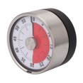 thumbnail image 4 of Mechanical Timer, Visual Timer Clear Scale Multifunctional Retro Round Alarm Clock Look  For Kitchen, 4 of 8