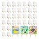 thumbnail image 2 of Mini Canvases with Easel Sets 32 Pack,4x4In Art Canvases Painting Kit, 2 of 5