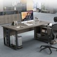 thumbnail image 4 of Storage Corner Office Desk Long Shelf Standing Drawers Computer Desks School Executivemesa Mesa De Computador Modern Furniture My Lux Decor Round, 4 of 30