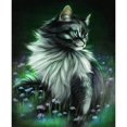 thumbnail image 1 of Glowing Cat - DIY Diamond Painting, 1 of 6