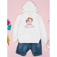 thumbnail image 3 of Girl With Pink Dress Hoodie Juniors -Image by Shutterstock,  x-Large, 3 of 4