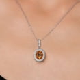 thumbnail image 3 of Gem Stone King 5.41 Ct Oval Ecstasy Mystic Topaz 925 Sterling Silver Pendant with Chain, 3 of 6