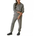 thumbnail image 3 of Bass Outdoor Womens Hibernate Half Zip Hoodie Top Peat L, 3 of 3