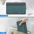 thumbnail image 5 of FL Wireless Bluetooth Keyboard for Samsung Galaxy Tablets, Ultra-Slim Portable, Type-C Rechargeable, Compatible with Tab A9+/S10 FE/S9/S9 FE/S9+/S9 FE+/S6 Lite/S7/A8, 5 of 8