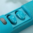 thumbnail image 2 of Sidaley Altavoz inalámbrico al aire libre Bluetooth Banco de energía portátil Bluetooth 5.0 Auriculares deportivos Altavoz Cables de audio/vídeo No.6, 2 of 6
