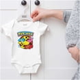 thumbnail image 5 of PACMAN Video Arcade Game Ghost Chomp Romper Boys or Girls Infant Baby Brisco Brands NB, 5 of 6