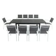 thumbnail image 3 of Hanover Cameron 11-Piece Expandable Dining Set with 10 Sling Dining Chairs and a 40" x 94" Table, 3 of 11