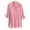 Pink, variant on felwors Women's Collared Button Down Shirt - Relaxed Fit Crinkle Gauze Blouse with Chest Pocket and Roll-Tab Sleeves Hot Pink, S