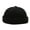 Black, variant on Unisex Outdoor Hat Winter Warm Round Solid Color Adjustable No Brim Breathable Beanie Cap with Visor