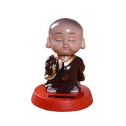 Solar Powered toy SOLAR POWER LITTLE MONK SWING DANCING CAR DESK