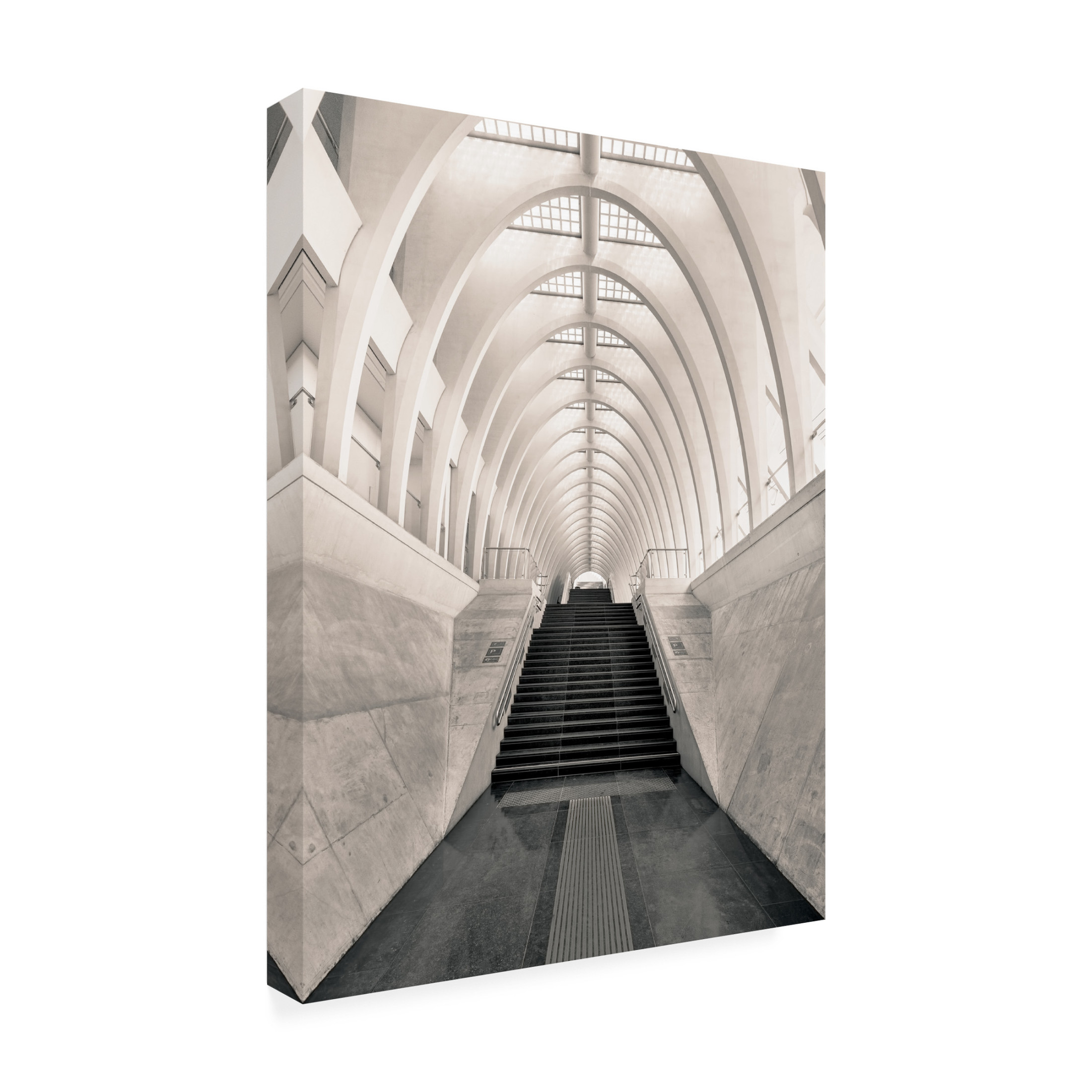Canvas Wall Art - Oscar Lopez 'Inside Calatrava' Wall Art for Living Room, Bedroom, or Office Décor by Trademark Fine Art - 18 x 24 Inches