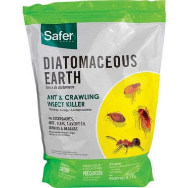 Safer Indoor & Outdoor Bed Bug & Flea Killer Diatomaceous, 4 lb