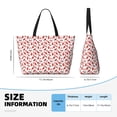 thumbnail image 4 of Fotbe Red Birds Bolsa de Viaje para Playa - Resistente al Agua, Bolsa Tote de Gran Capacidad y Ligera con 7 Bolsillos para Mujeres y Hombres, 4 of 7