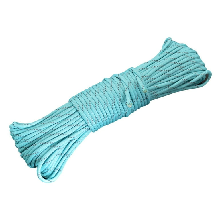 4mm Luminous Rope Survival Outdoor Fluorescent Camping Rope 101 Ft