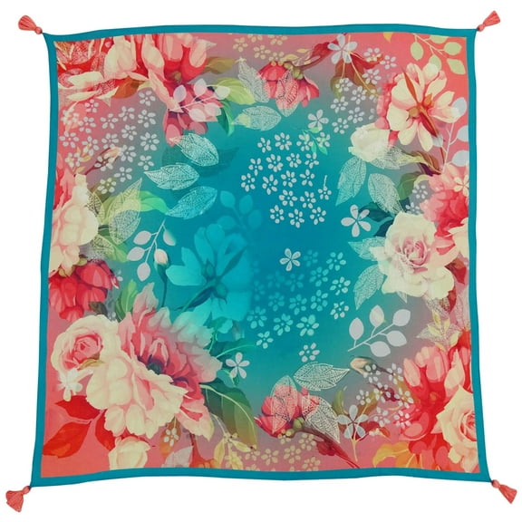 Bimba Designer Rayon Blouse Kurta Indian Women Black Kurti Dress With Scarf - 8