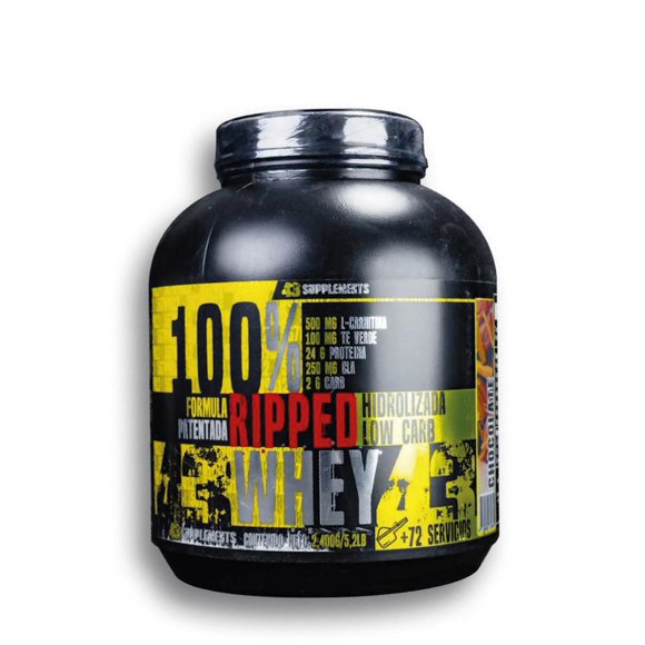 Proteína Ripped Whey Baja En Carb 43 Supplements 2.4KG