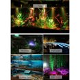 thumbnail image 2 of Labymos 3PCS 4 LEDs RGB Underwater Diving Lamp Submarine Light Kit Set with Remote Controller, 2 of 8