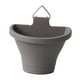 thumbnail image 1 of Maceta de pared, mini maceteros, para colgar en la pared, cesta para plantas de interior y exterior, macetero para valla, pared, oficina, patio. Gris oscuro, 1 of 9